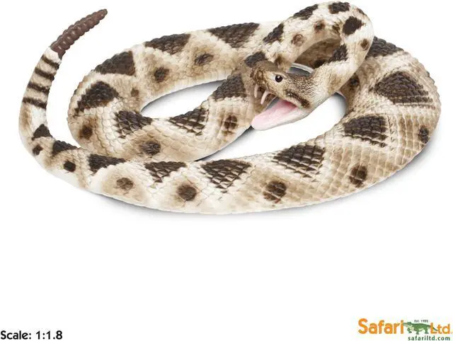 Alt view image 9 of 9 - Eastern Diamondback Rattlesnake Incredible Creatures Figure Safari Ltd