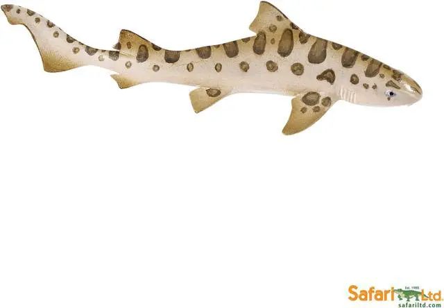 Alt view image 7 of 8 - Safari 274929 Leopard Shark Animal Figure