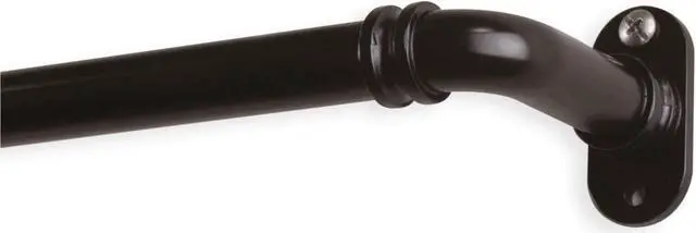 Main image of 5/8 inch Blackout Curtain Rod 84-120 inch - Cocoa