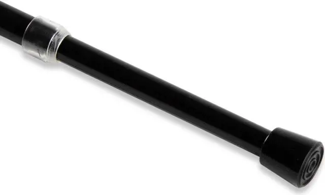 Main image of 7/16 inch Round Spring Tension Rod 18"-28" - Black