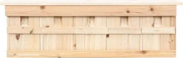 Alt view image 7 of 15 - vidaXL Sparrow House Nest Box with 5 Rooms for Outdoor Garden Solid Wood Fir