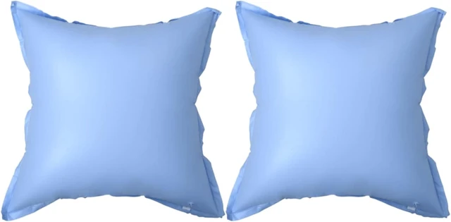 Alt view image 8 of 14 - vidaXL Pool Pillows for Winter Inflatable Pool Air Pillows 2 Pcs Blue PVC