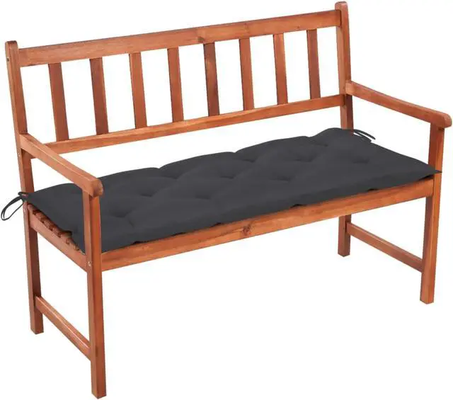Main image of vidaXL Garden Bench with Cushion 47.2" Solid Acacia Wood