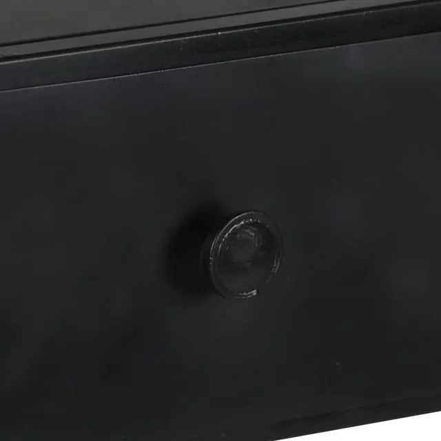 Alt view image 12 of 13 - vidaXL Bookshelf Storage Shelf Shelving Book Cabinet Rough Mango Wood and Iron