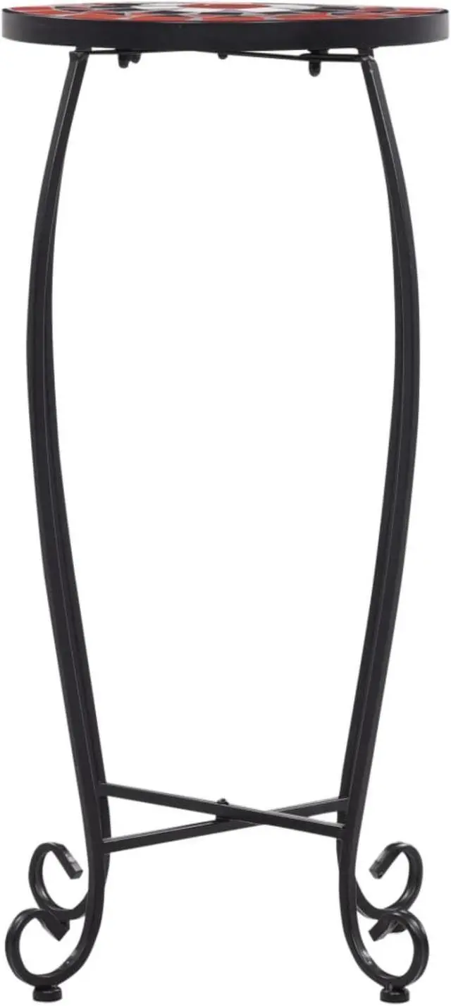 Alt view image 11 of 13 - vidaXL Plant Table 3 Pcs Flower Pot Stand for Patio Terracotta and White Ceramic