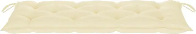 Alt view image 6 of 13 - vidaXL Garden Bench with Cushion 47.2" Solid Acacia Wood