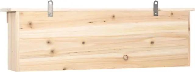 Alt view image 9 of 15 - vidaXL Sparrow House Nest Box with 5 Rooms for Outdoor Garden Solid Wood Fir