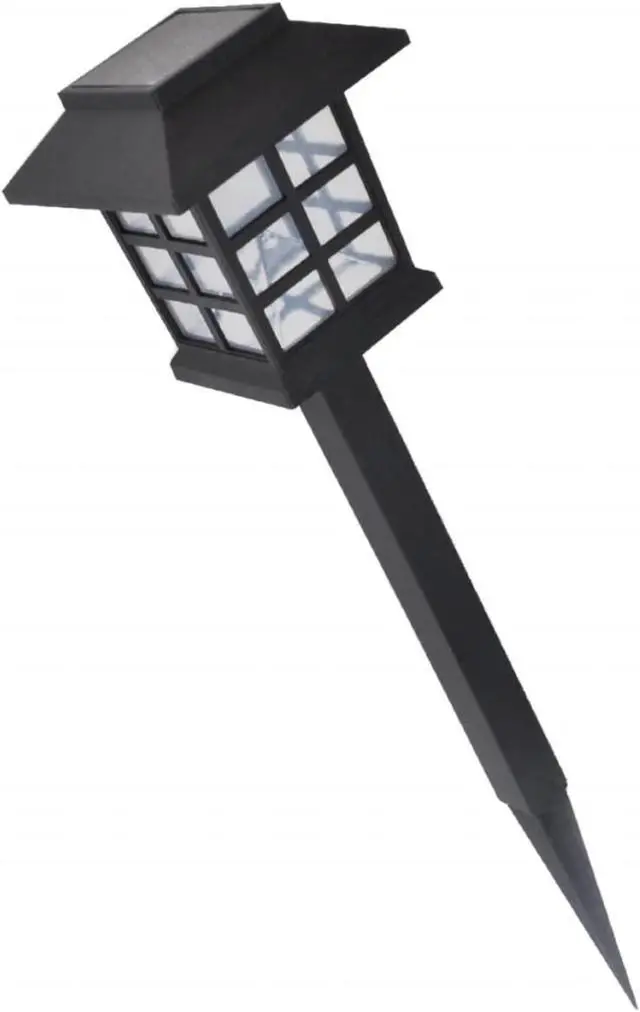 Alt view image 9 of 12 - vidaXL Garden Lamp Outdoor Light Solar Lamp Patio Spot Light 12 pcs with Spike