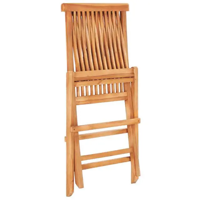 Alt view image 5 of 13 - vidaXL 3 Piece Bistro Set with Anthracite Cushions Solid Teak Wood
