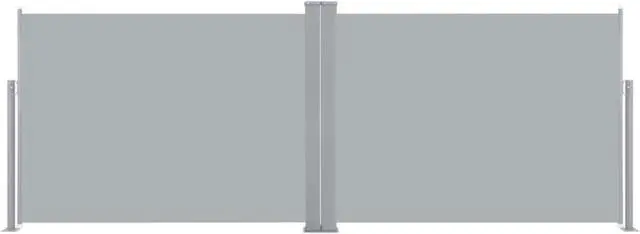 Alt view image 11 of 20 - vidaXL Retractable Side Awning Anthracite 39.4"x393.7" Sunshade Privacy Screen