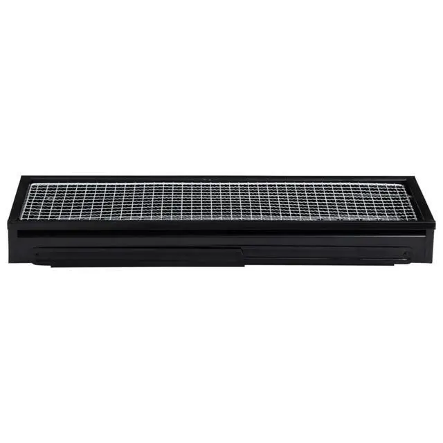 Alt view image 4 of 13 - vidaXL Portable Camping BBQ Grill Steel 23.6"x8.9"x13"