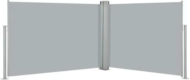 Alt view image 8 of 20 - vidaXL Retractable Side Awning Anthracite 39.4"x393.7" Sunshade Privacy Screen
