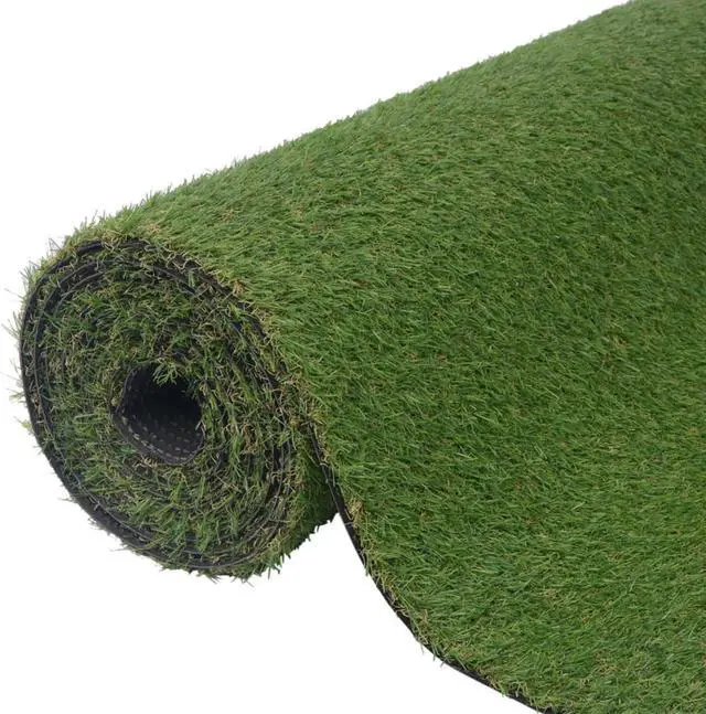 Alt view image 4 of 9 - vidaXL Artificial Grass 3.3'x26.2'/0.8" Green Grass Mat Turf Lawn Garden Patio