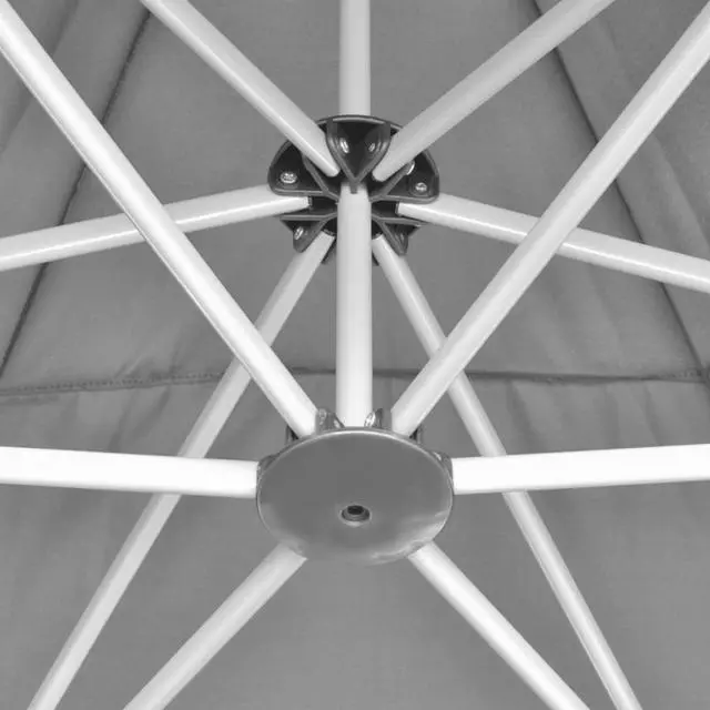 Alt view image 9 of 17 - vidaXL Gazebo Hexagonal Pop-Up Canopy Tent Outdoor Shelter Party Tent Gray
