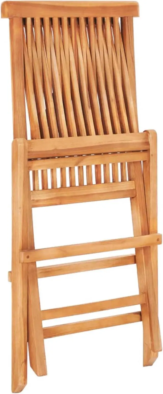 Alt view image 5 of 13 - vidaXL 3 Piece Bistro Set with Gray Cushions Solid Teak Wood