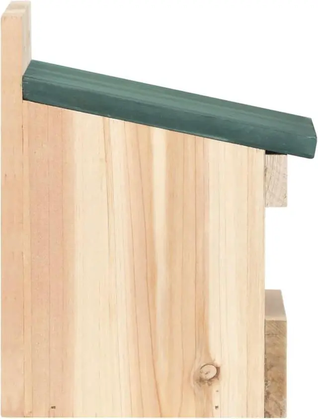 Alt view image 8 of 15 - vidaXL 4x Firwood Bird Houses 4.7"x6.3"x7.9" Bird Nesting Box Cage Aviary