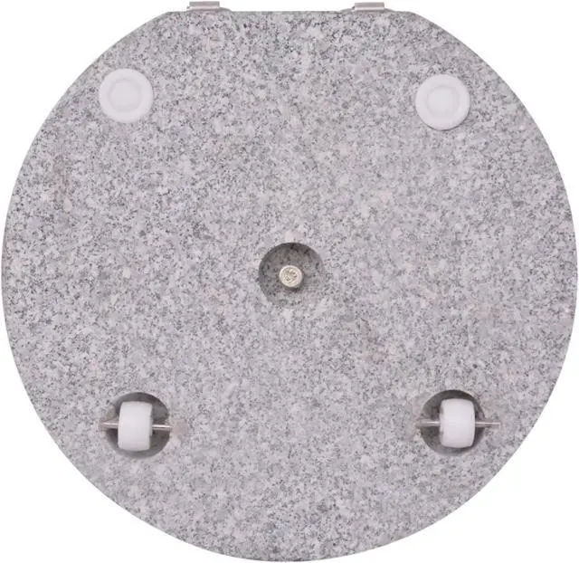 Alt view image 11 of 13 - vidaXL Umbrella Base Patio Parasol Stand for Poles of 1.5"/1.9" Granite 66.1 lb
