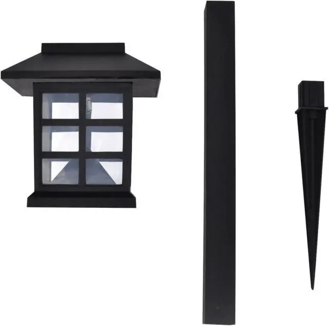 Alt view image 10 of 12 - vidaXL Garden Lamp Outdoor Light Solar Lamp Patio Spot Light 12 pcs with Spike