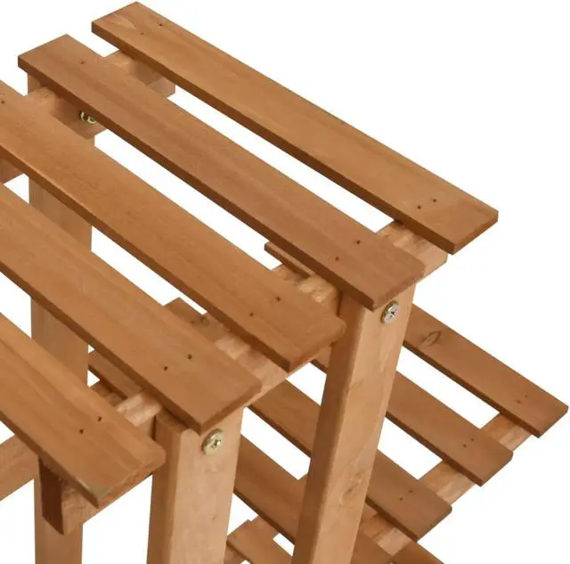 Alt view image 6 of 11 - vidaXL 5-Tier Plant Rack Stand Shelves Flower Pot Stand for Indoor and Outdoor