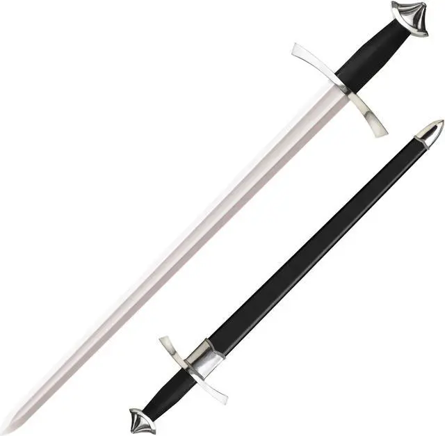 Alt view image 10 of 11 - Cold Steel Norman Sword With Leather Scabbard 88NOR