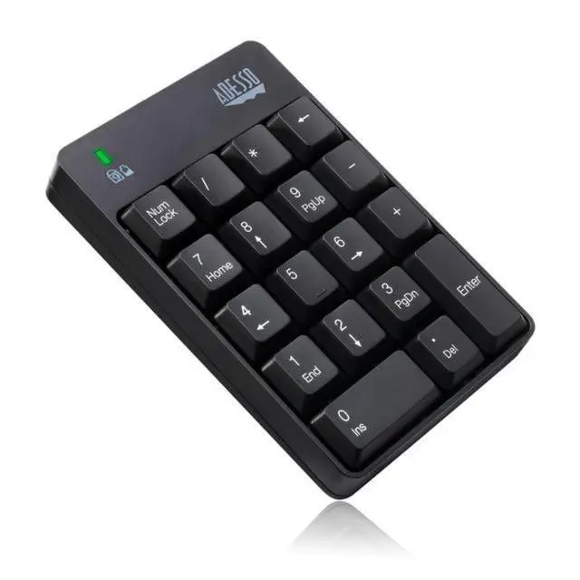 Alt view image 19 of 20 - Adesso WKB-6010UB - Wireless Spill Resistant 18-Key Numeric Keypad