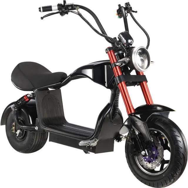 Alt view image 2 of 14 - MotoTec Mini Lowboy 48v 800w Lithium Scooter Black
