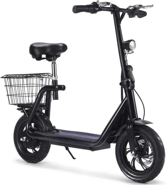 Main image of MotoTec Metro 36v 350w Lithium Electric Scooter Black