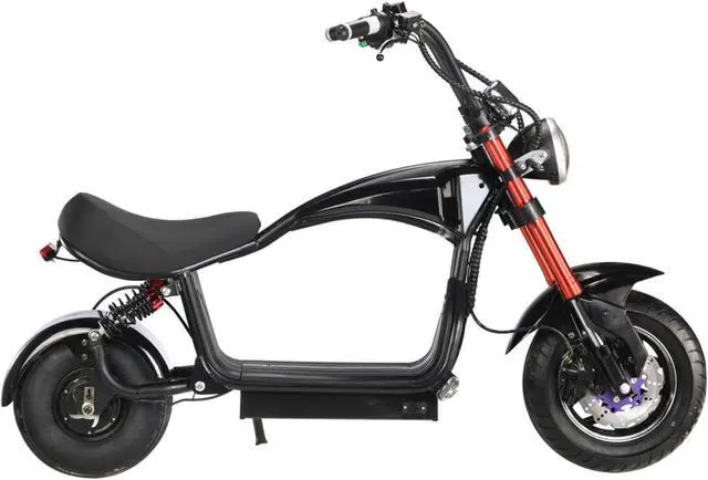Alt view image 6 of 14 - MotoTec Mini Lowboy 48v 800w Lithium Scooter Black