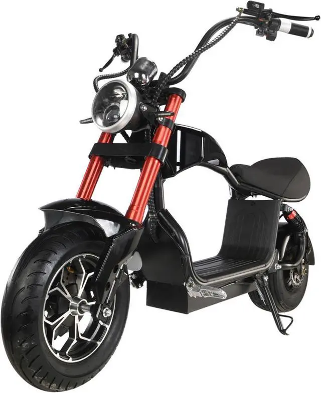 Alt view image 5 of 14 - MotoTec Mini Lowboy 48v 800w Lithium Scooter Black