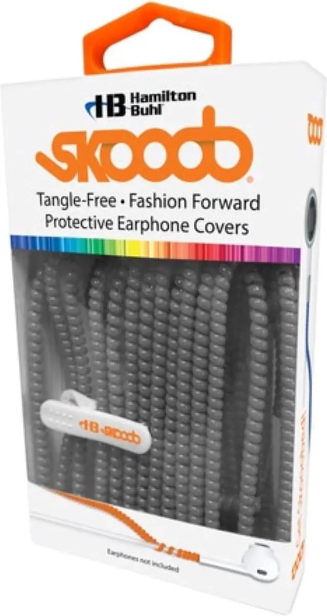 Main image of Tangle Free Earbud Covers - Gray