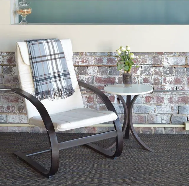 Alt view image 2 of 6 - Niche Mia Bentwood Side Table- Mocha Walnut and Beige