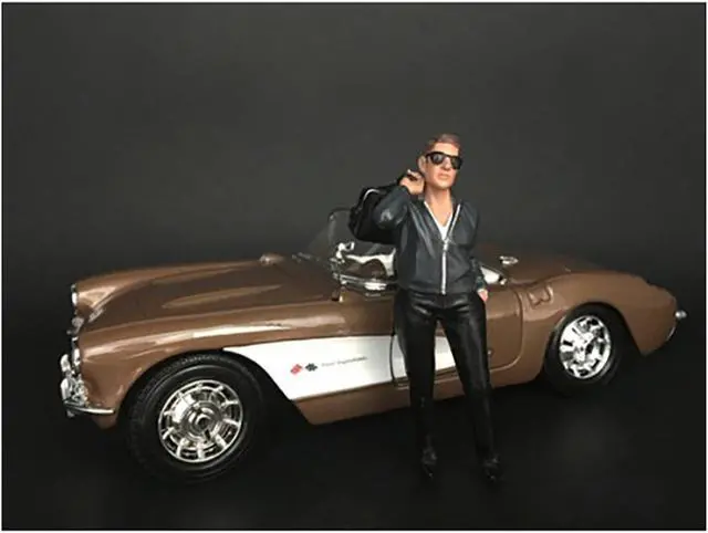 Main image of "Ladies Night" Tom (Bartender) Figurine for 1/24 Scale Models by American Diorama