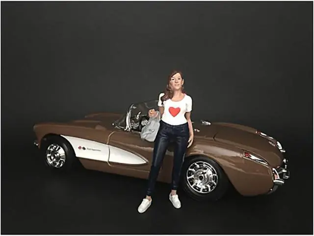 Alt view image 2 of 6 - "Ladies Night" Elle Figurine for 1/24 Scale Models by American Diorama