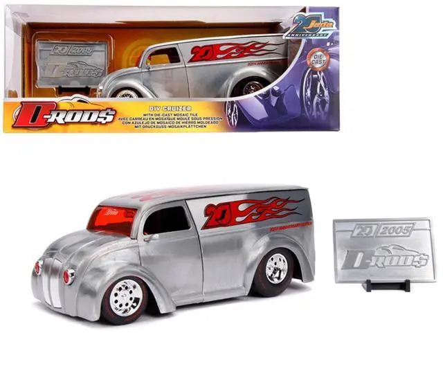 Main image of Div Cruizer Van Metal Raw "D-Rods" "Jada 20th Anniversary" 1/24 Diecast Model Car by Jada