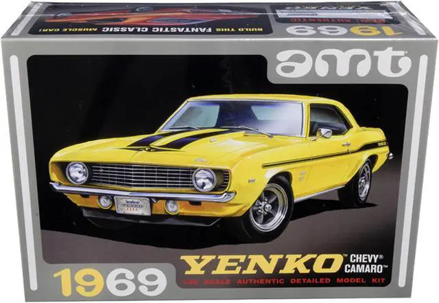 Alt view image 4 of 7 - Skill 2 Model Kit 1969 Chevrolet Camaro Yenko 1/25 Scale Model by AMT