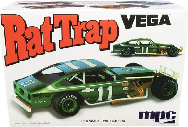 Alt view image 2 of 5 - Skill 2 Model Kit Chevrolet Vega Modified "Rat Trap" 1/25 Scale Model by MPC