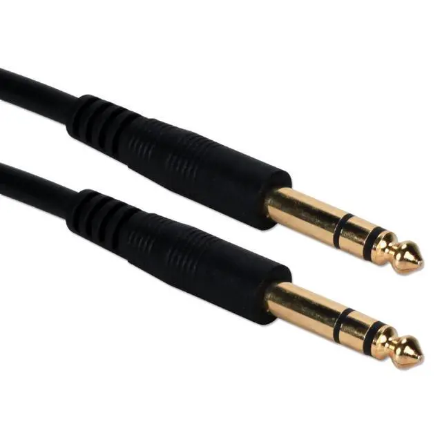 Alt view image 3 of 4 - Qvs TRS-06 6ft 1/4 Male To Male Cabl Audio Cable