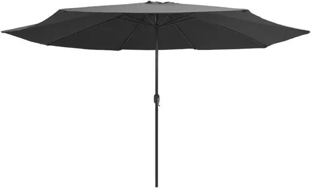 Alt view image 8 of 11 - vidaXL Garden Parasol Outdoor Patio Sunshade for Garden Backyard Anthracite