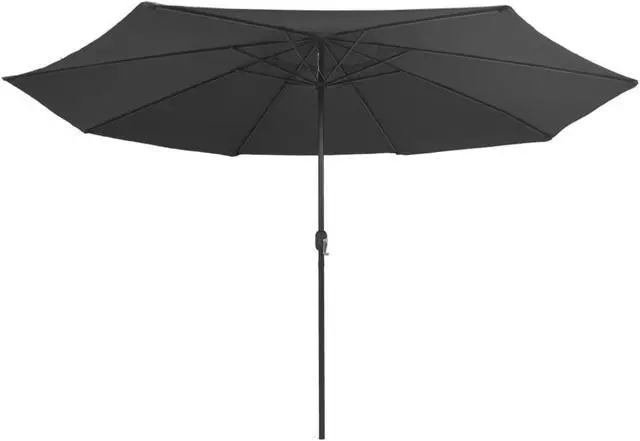 Alt view image 9 of 11 - vidaXL Garden Parasol Outdoor Patio Sunshade for Garden Backyard Anthracite