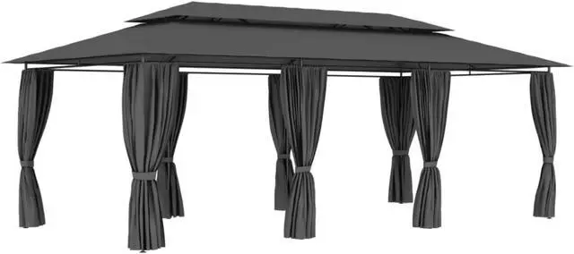 Alt view image 7 of 14 - vidaXL Umbrella Base Patio Parasol Stand for Poles of 1.5"/1.9" Granite 44.1 lb