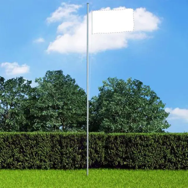 Alt view image 9 of 11 - vidaXL Flagpole House Garden Flag Pole Yard Outdoor Flagpole Kit Aluminum
