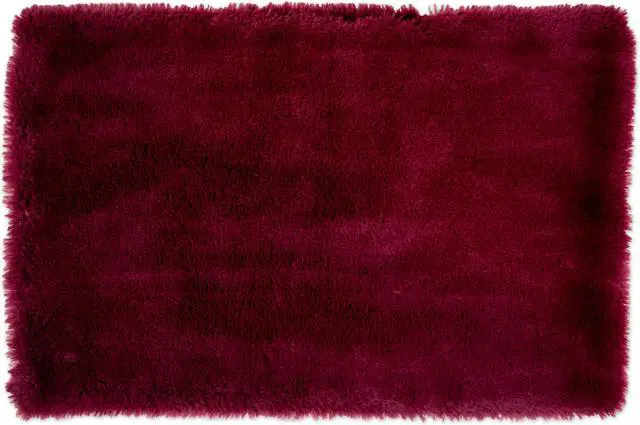 Main image of DII Cage Liner Faux Fur Cranberry XLg