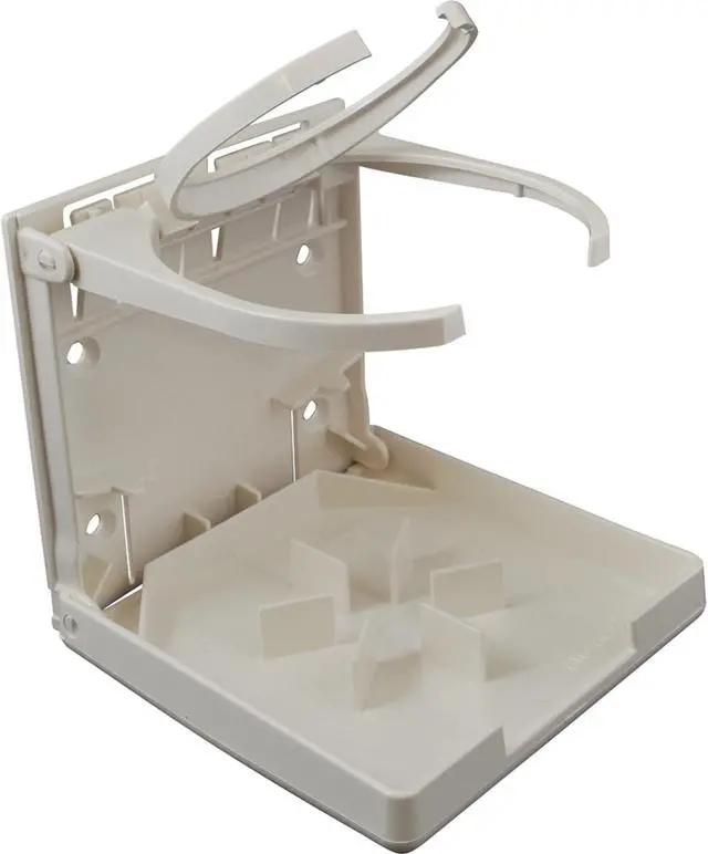 Alt view image 3 of 4 - Attwood Fold-Up Drink Holder - Dual Ring - White