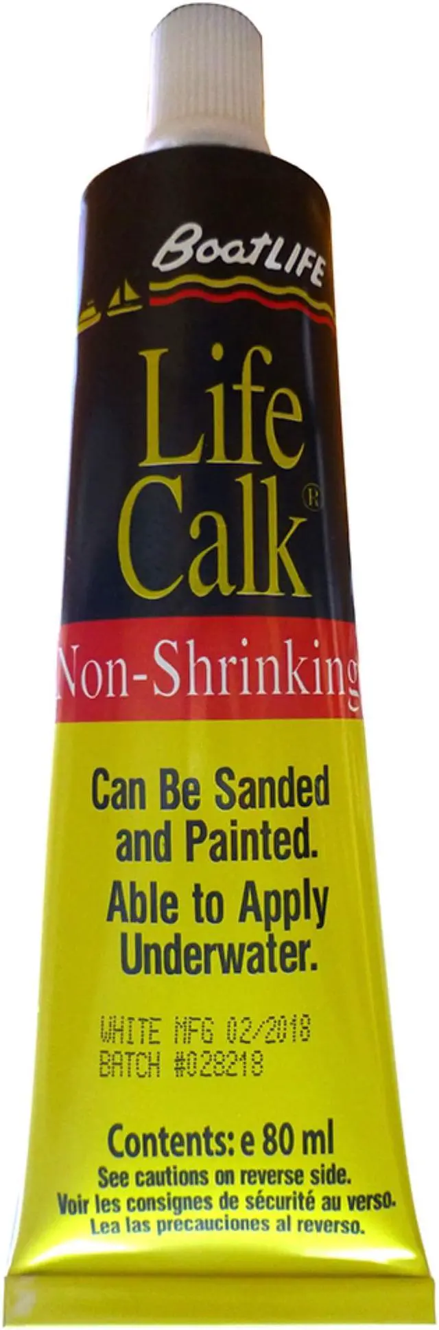 Alt view image 5 of 7 - BOATLIFE LIFE CALK SEALANT TUBE 2.8 FL. OZ. BLACK