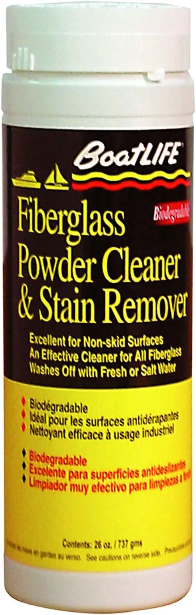 Alt view image 4 of 5 - BOATLIFE FIBERGLASS POWDER CLEANER 26 OZ.