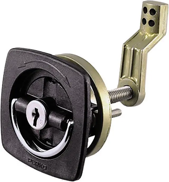 Alt view image 4 of 6 - Perko 0931DP1BLK 2-1/2X2-1/2 BLK FLUSH LATCH