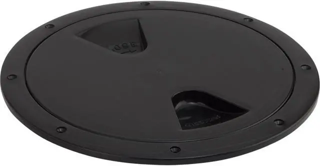 Alt view image 2 of 6 - SEA DOG POLYPROPYENE DECK PLATE BLACK 6"