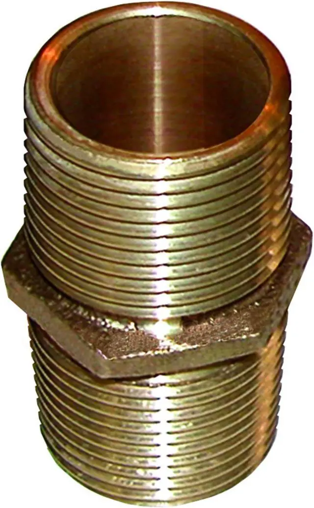 Alt view image 5 of 7 - Groco PN-1500 Bronze Pipe Nipple