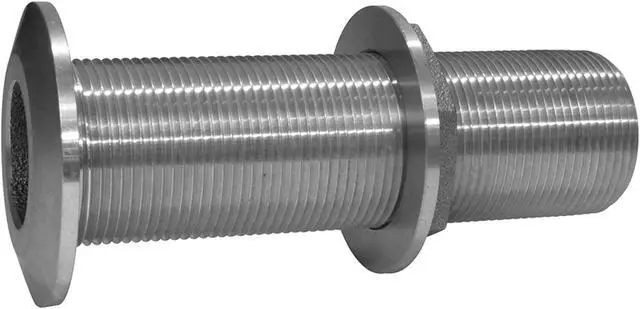 Alt view image 4 of 5 - GROCO 1 SS EXTRA LONG THRU-HULL FITTING WITH NUT