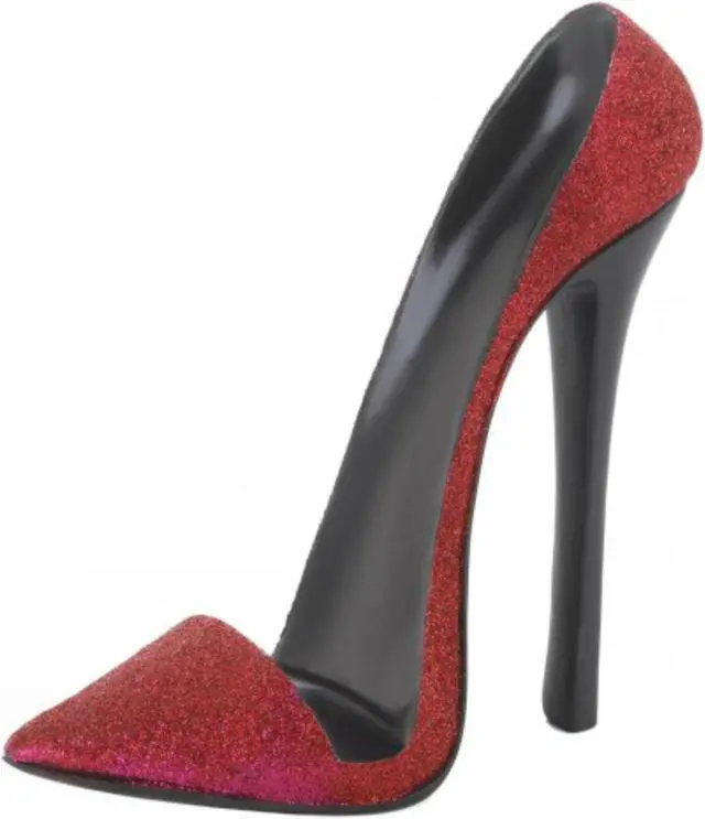 Alt view image 2 of 4 - Sparkle Red Shoe Phone Holder